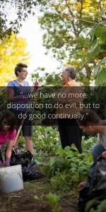 we have no more disposition to do evil, but to do good continually.
